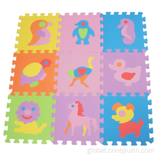 Puzzle Mat With Fruit/animals/numbers baby gym activity carpet soft eva puzzle mat Manufactory